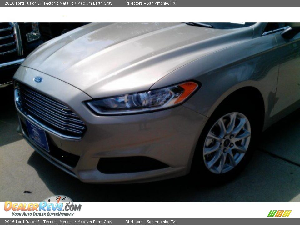 2016 Ford Fusion S Tectonic Metallic / Medium Earth Gray Photo #4