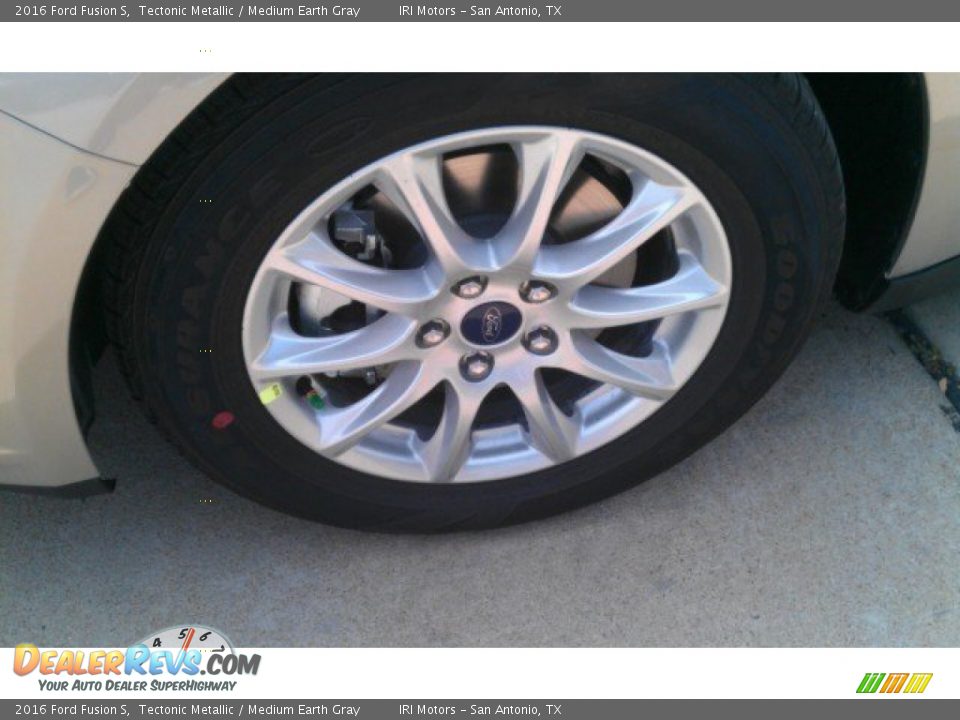 2016 Ford Fusion S Tectonic Metallic / Medium Earth Gray Photo #5