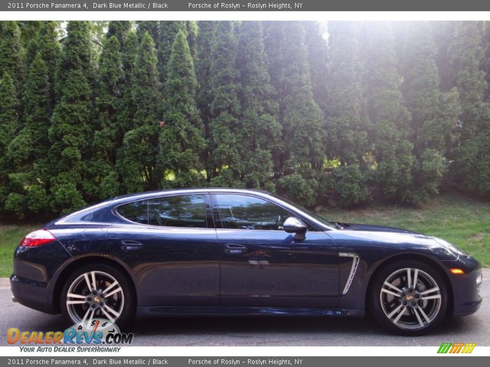 2011 Porsche Panamera 4 Dark Blue Metallic / Black Photo #7