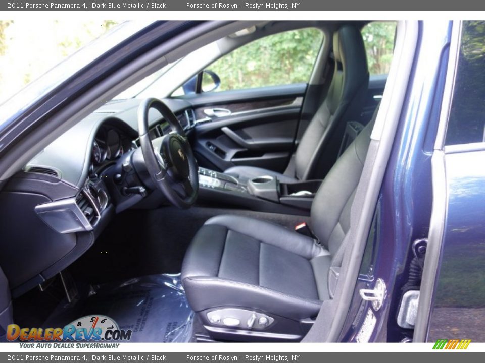 2011 Porsche Panamera 4 Dark Blue Metallic / Black Photo #11