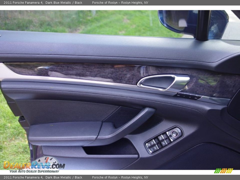 2011 Porsche Panamera 4 Dark Blue Metallic / Black Photo #13