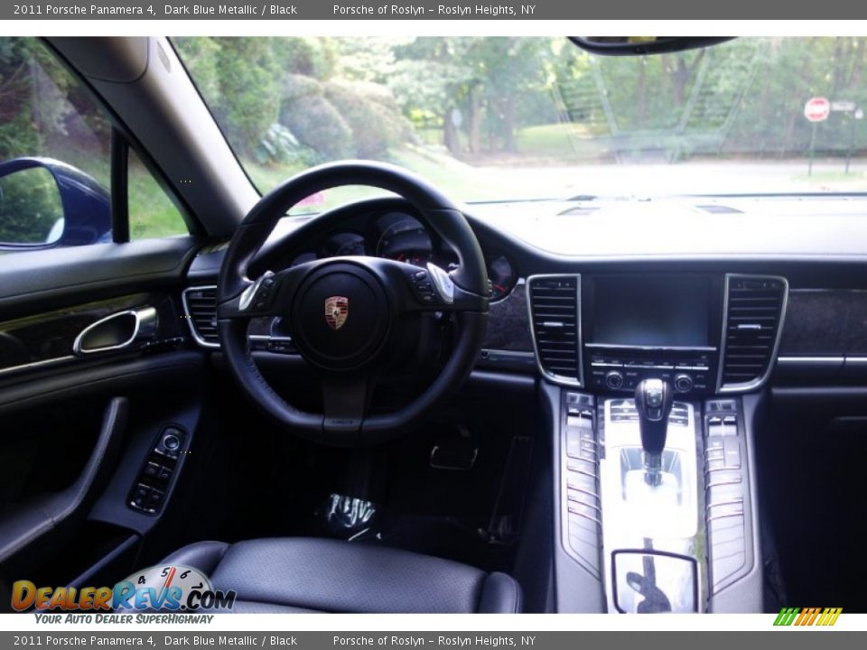 2011 Porsche Panamera 4 Dark Blue Metallic / Black Photo #16