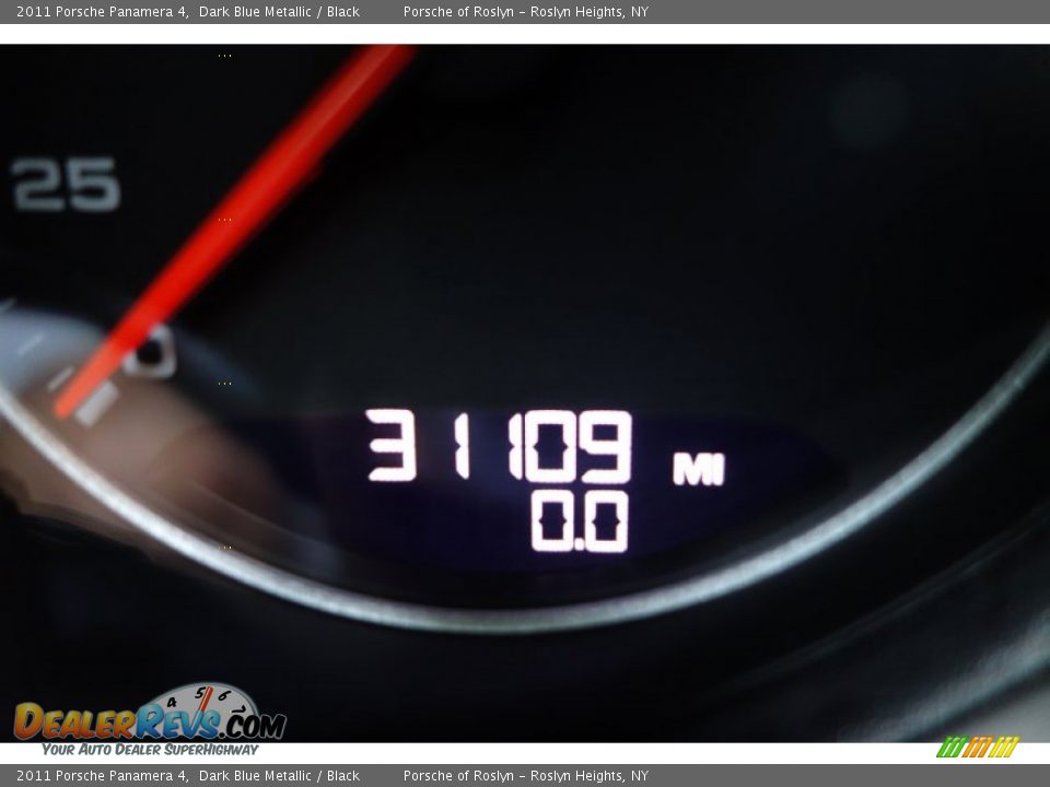 2011 Porsche Panamera 4 Dark Blue Metallic / Black Photo #21