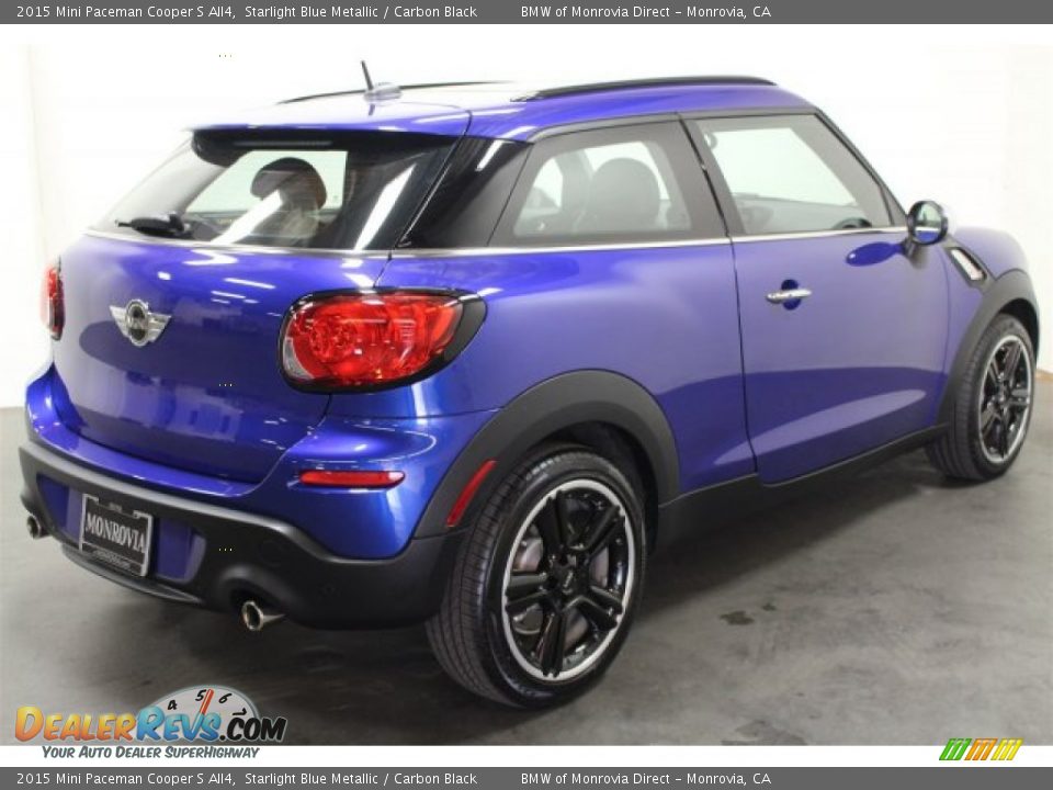 2015 Mini Paceman Cooper S All4 Starlight Blue Metallic / Carbon Black Photo #4