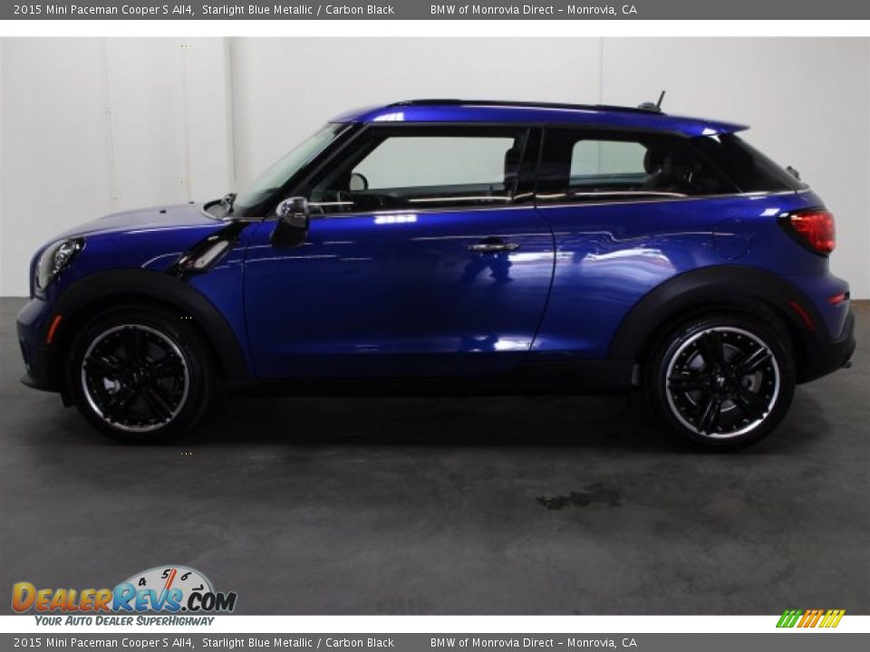 2015 Mini Paceman Cooper S All4 Starlight Blue Metallic / Carbon Black Photo #6
