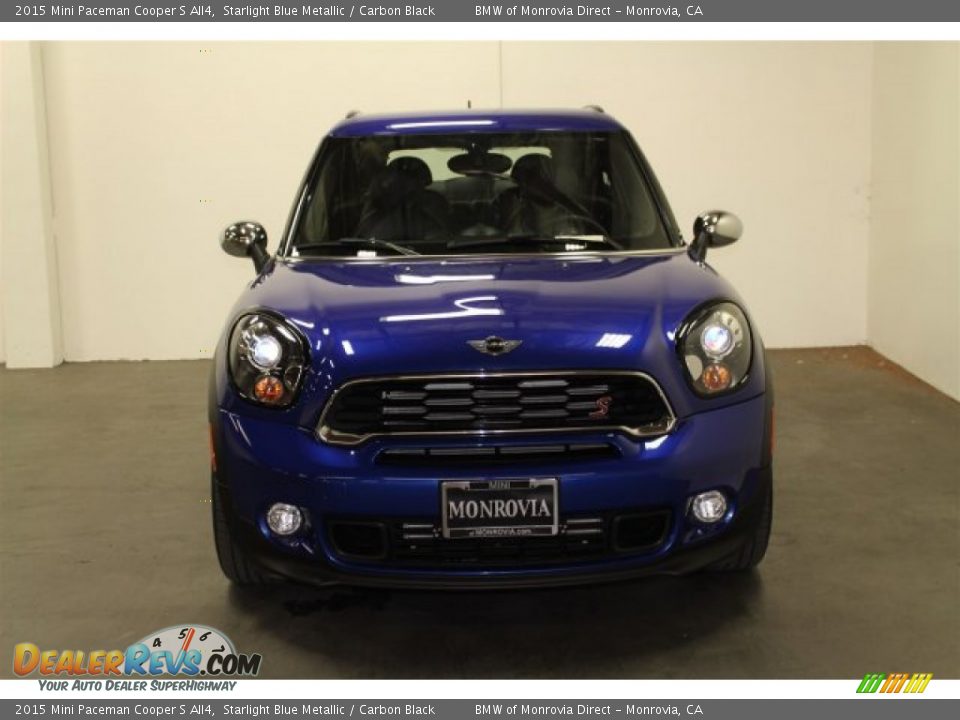 2015 Mini Paceman Cooper S All4 Starlight Blue Metallic / Carbon Black Photo #7