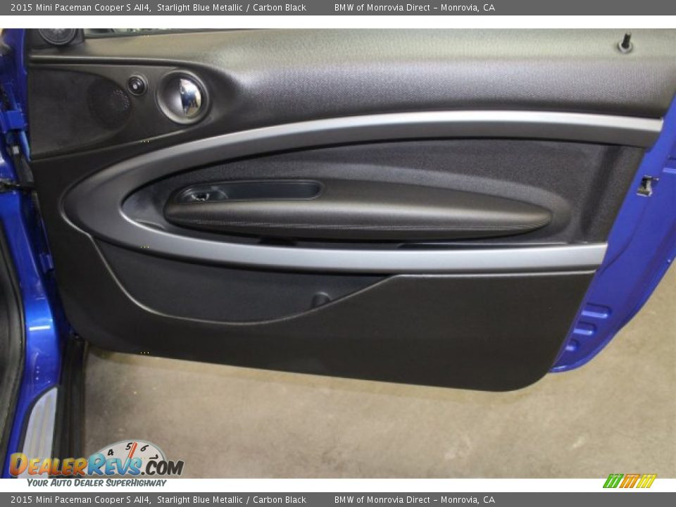 2015 Mini Paceman Cooper S All4 Starlight Blue Metallic / Carbon Black Photo #16