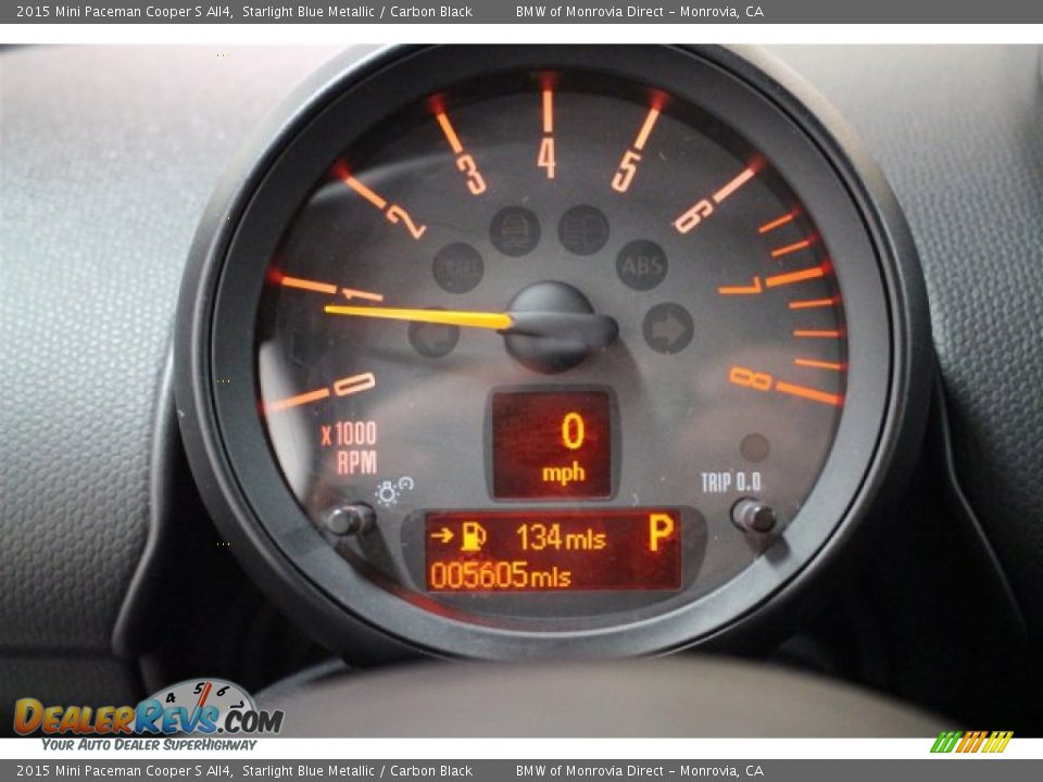 2015 Mini Paceman Cooper S All4 Starlight Blue Metallic / Carbon Black Photo #22