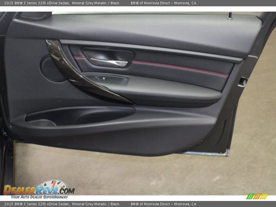 2015 BMW 3 Series 328i xDrive Sedan Mineral Grey Metallic / Black Photo #15