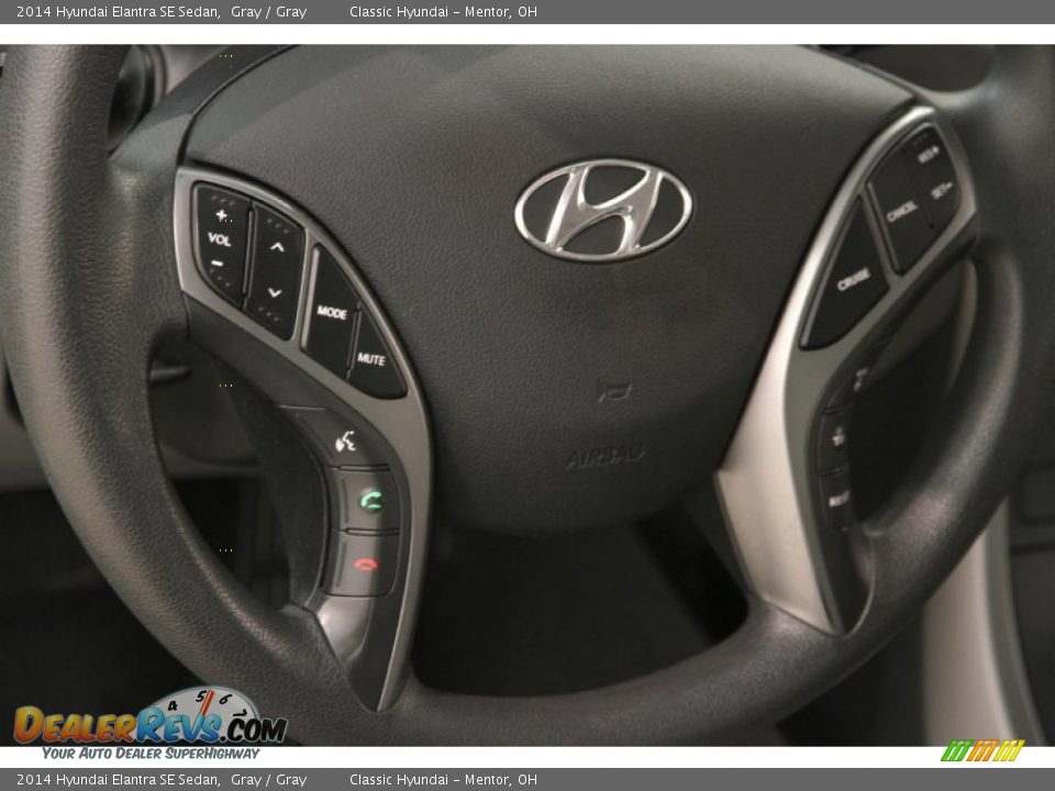 2014 Hyundai Elantra SE Sedan Gray / Gray Photo #5