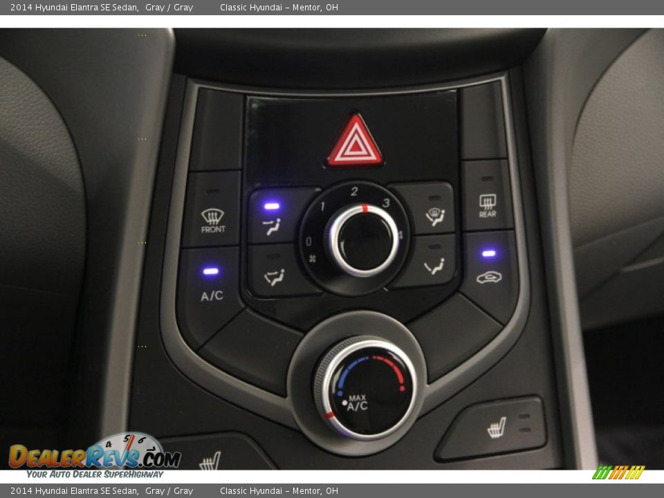 2014 Hyundai Elantra SE Sedan Gray / Gray Photo #9