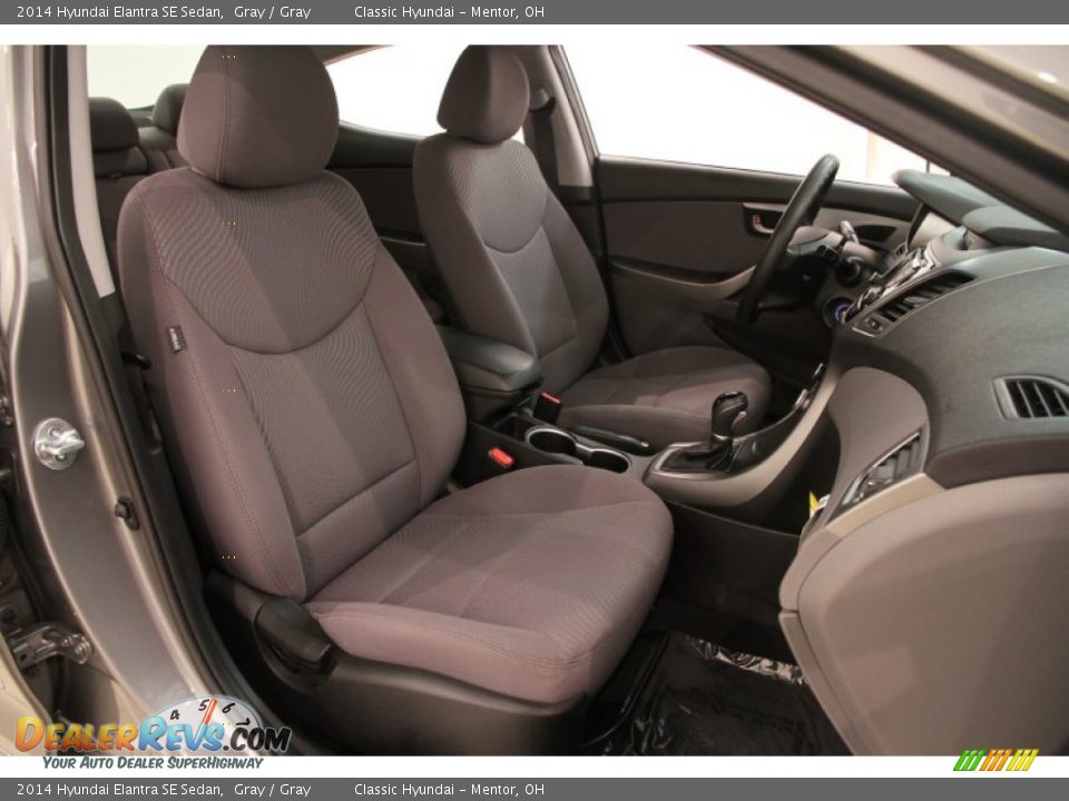2014 Hyundai Elantra SE Sedan Gray / Gray Photo #12