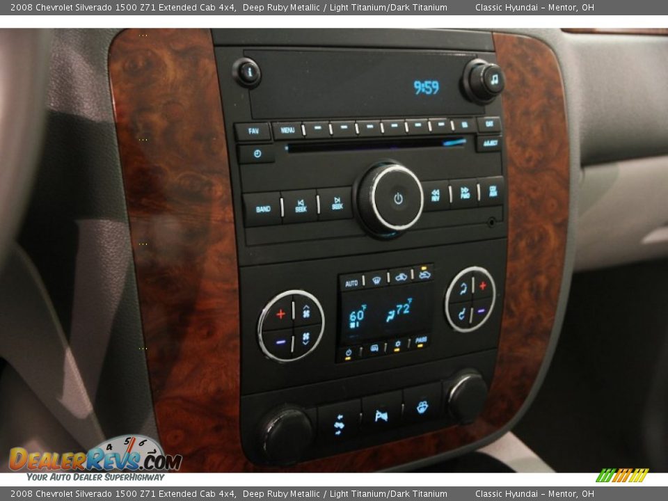 Controls of 2008 Chevrolet Silverado 1500 Z71 Extended Cab 4x4 Photo #8