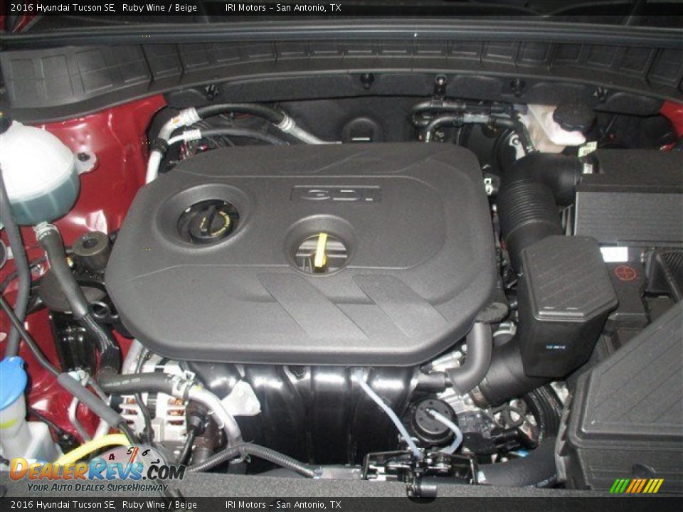 2016 Hyundai Tucson SE Ruby Wine / Beige Photo #13