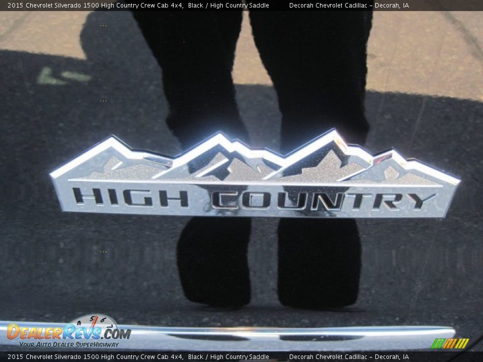 2015 Chevrolet Silverado 1500 High Country Crew Cab 4x4 Black / High Country Saddle Photo #8