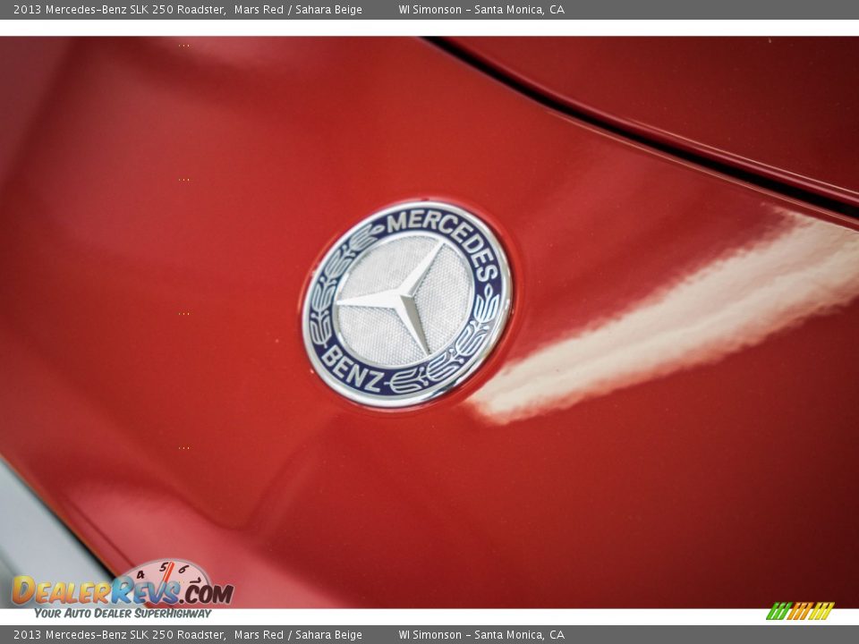 2013 Mercedes-Benz SLK 250 Roadster Mars Red / Sahara Beige Photo #28