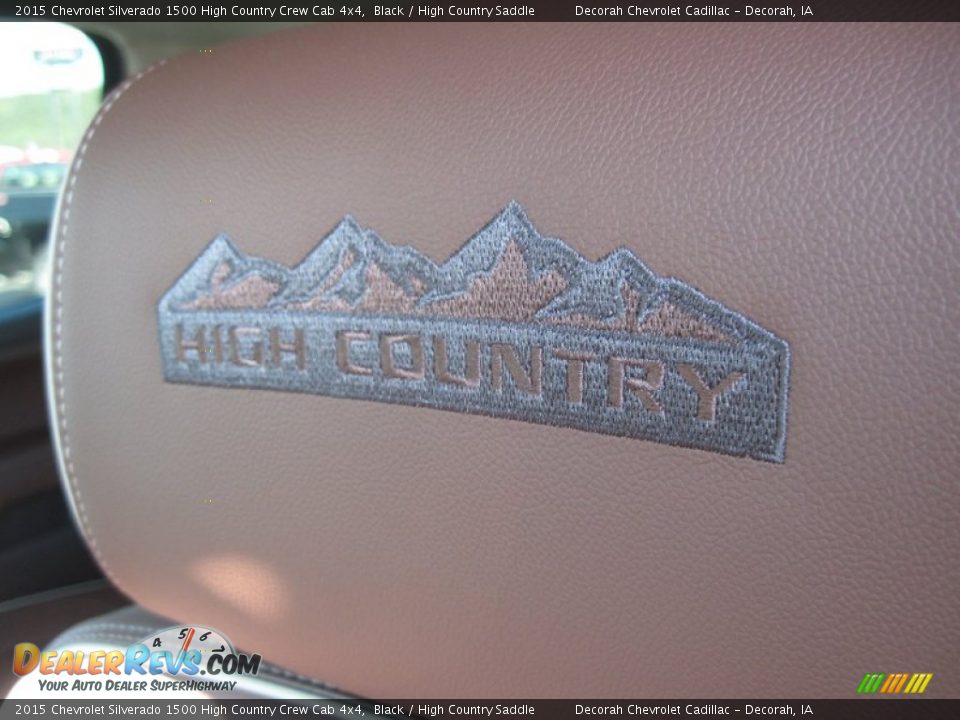 2015 Chevrolet Silverado 1500 High Country Crew Cab 4x4 Black / High Country Saddle Photo #23