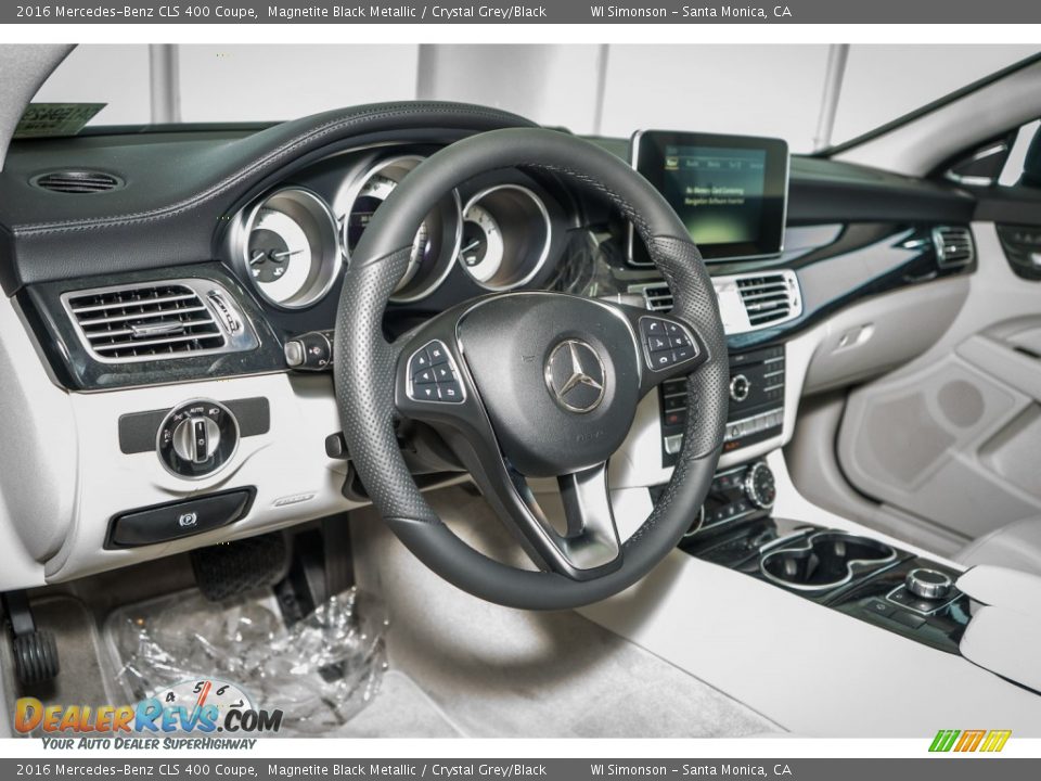 2016 Mercedes-Benz CLS 400 Coupe Magnetite Black Metallic / Crystal Grey/Black Photo #6