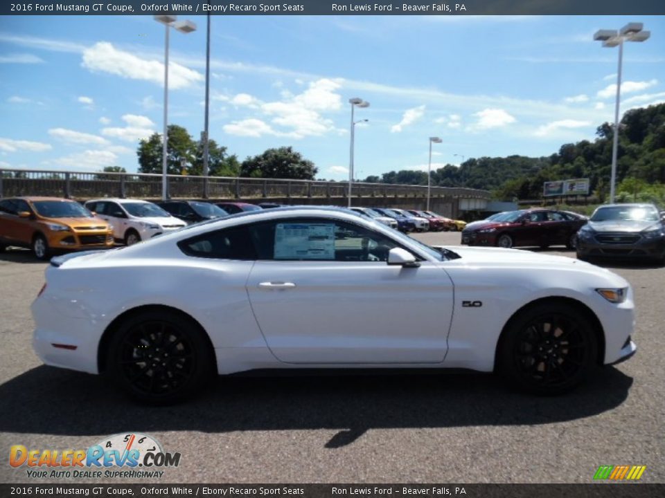 Oxford White 2016 Ford Mustang GT Coupe Photo #1