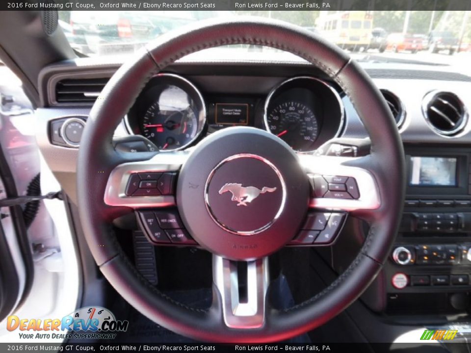 2016 Ford Mustang GT Coupe Steering Wheel Photo #16