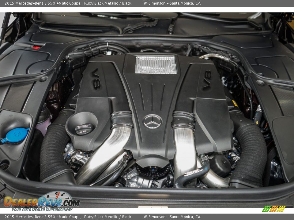 2015 Mercedes-Benz S 550 4Matic Coupe 4.6 Liter biturbo DI DOHC 32-Valve VVT V8 Engine Photo #9