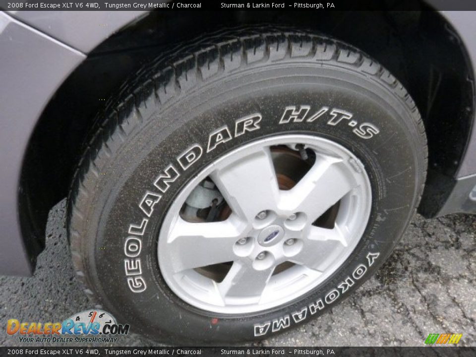 2008 Ford Escape XLT V6 4WD Tungsten Grey Metallic / Charcoal Photo #7