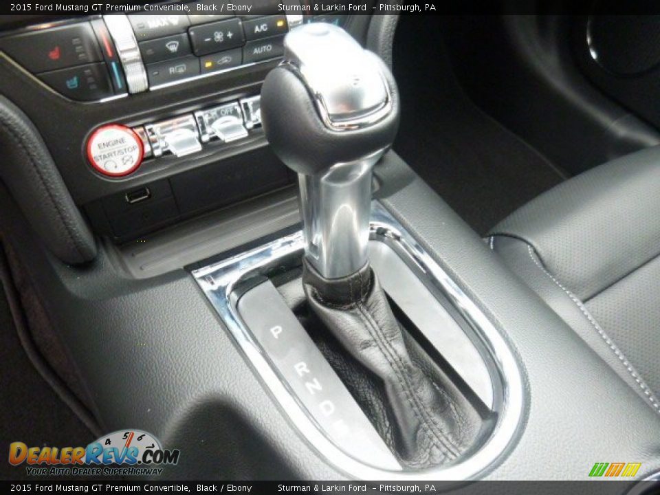 2015 Ford Mustang GT Premium Convertible Black / Ebony Photo #12