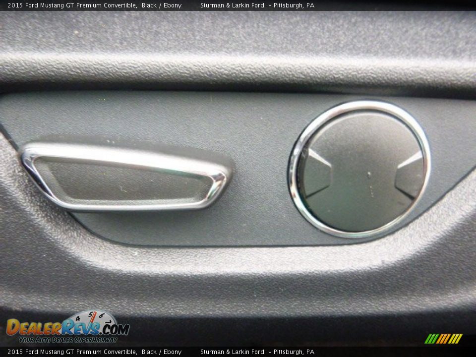 2015 Ford Mustang GT Premium Convertible Black / Ebony Photo #14