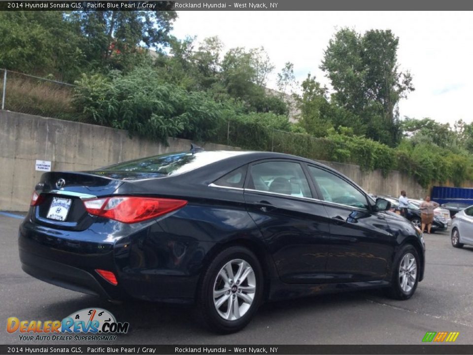 2014 Hyundai Sonata GLS Pacific Blue Pearl / Gray Photo #4