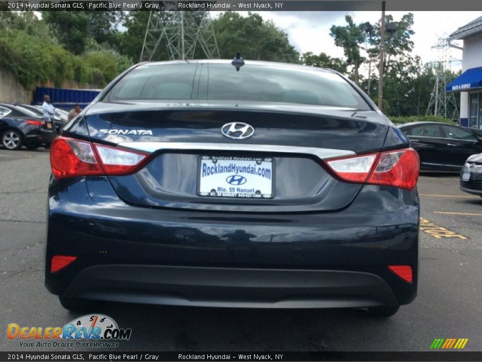 2014 Hyundai Sonata GLS Pacific Blue Pearl / Gray Photo #5