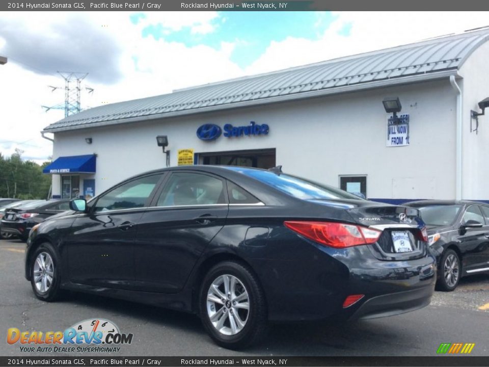 2014 Hyundai Sonata GLS Pacific Blue Pearl / Gray Photo #6
