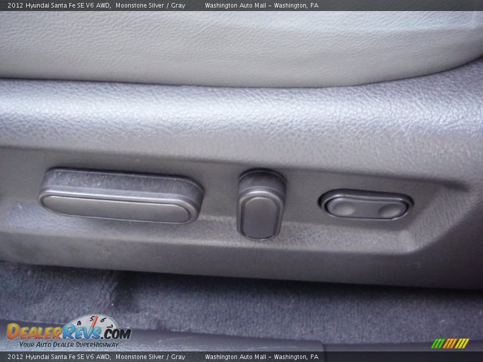 2012 Hyundai Santa Fe SE V6 AWD Moonstone Silver / Gray Photo #11