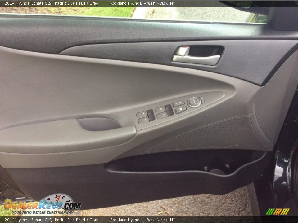 2014 Hyundai Sonata GLS Pacific Blue Pearl / Gray Photo #7