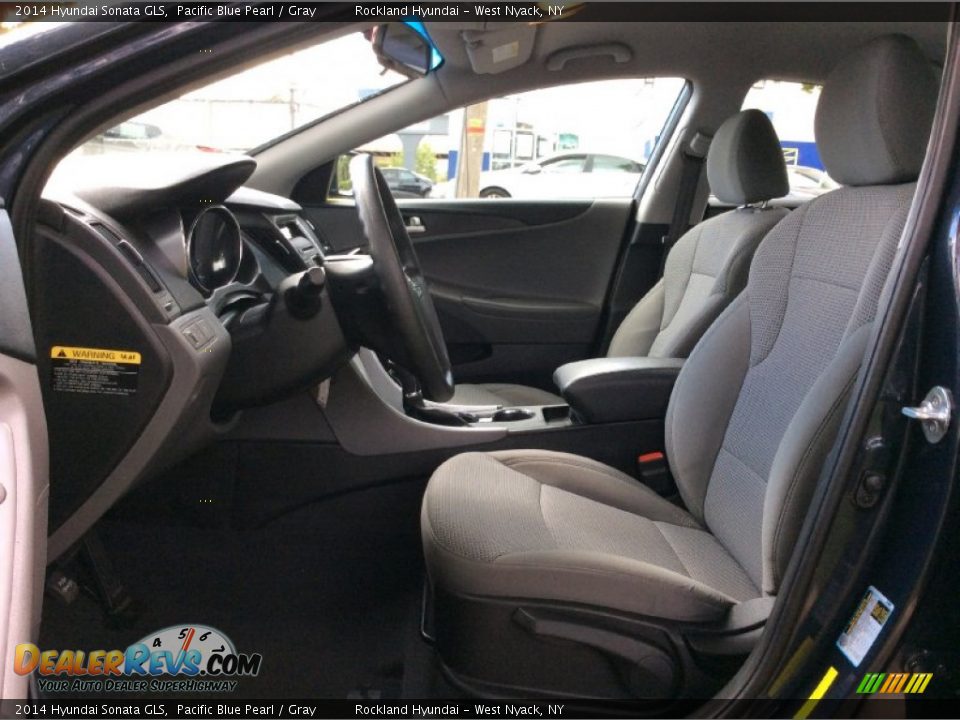 2014 Hyundai Sonata GLS Pacific Blue Pearl / Gray Photo #10