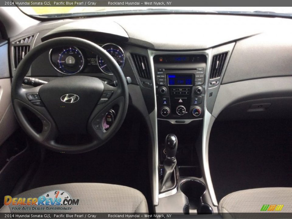 2014 Hyundai Sonata GLS Pacific Blue Pearl / Gray Photo #13