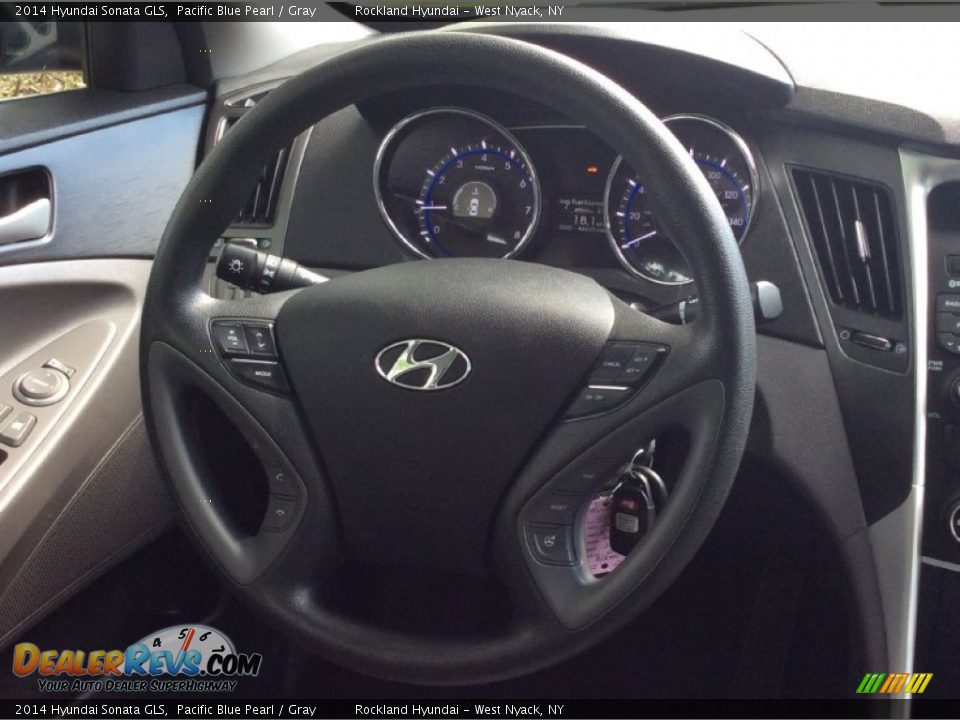 2014 Hyundai Sonata GLS Pacific Blue Pearl / Gray Photo #17