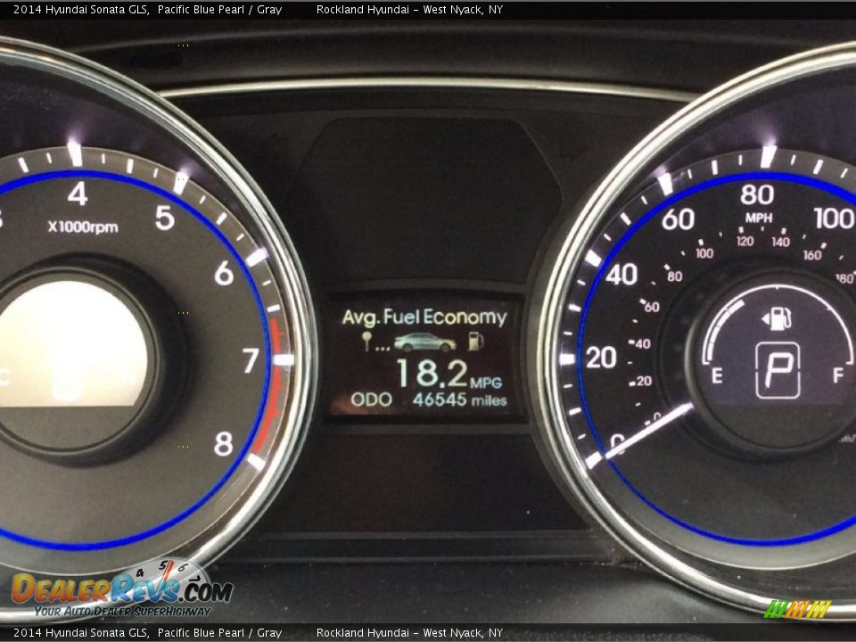 2014 Hyundai Sonata GLS Pacific Blue Pearl / Gray Photo #20