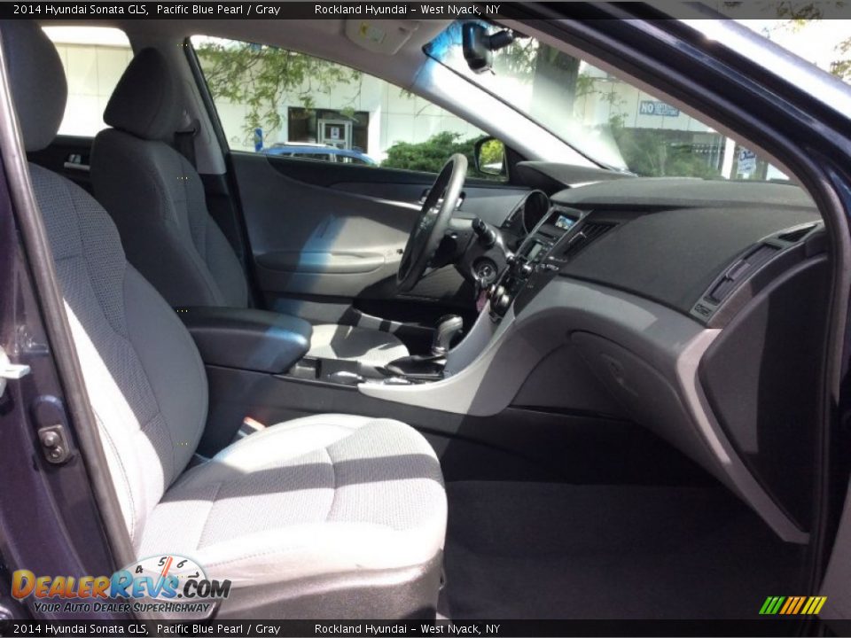 2014 Hyundai Sonata GLS Pacific Blue Pearl / Gray Photo #27
