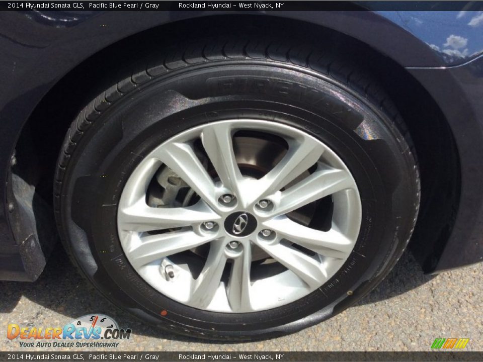2014 Hyundai Sonata GLS Pacific Blue Pearl / Gray Photo #28