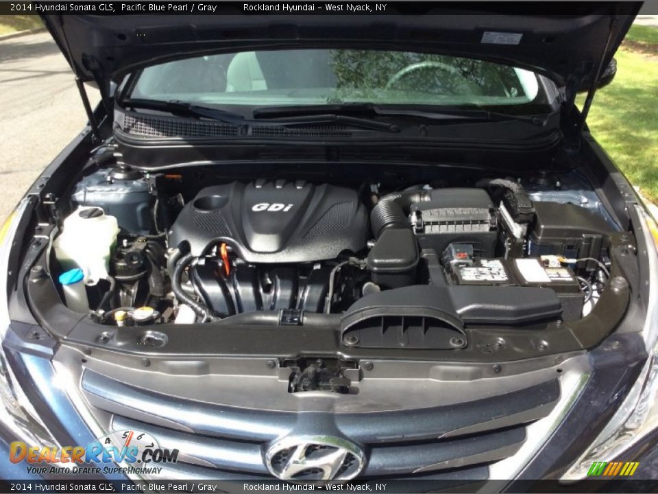 2014 Hyundai Sonata GLS Pacific Blue Pearl / Gray Photo #30