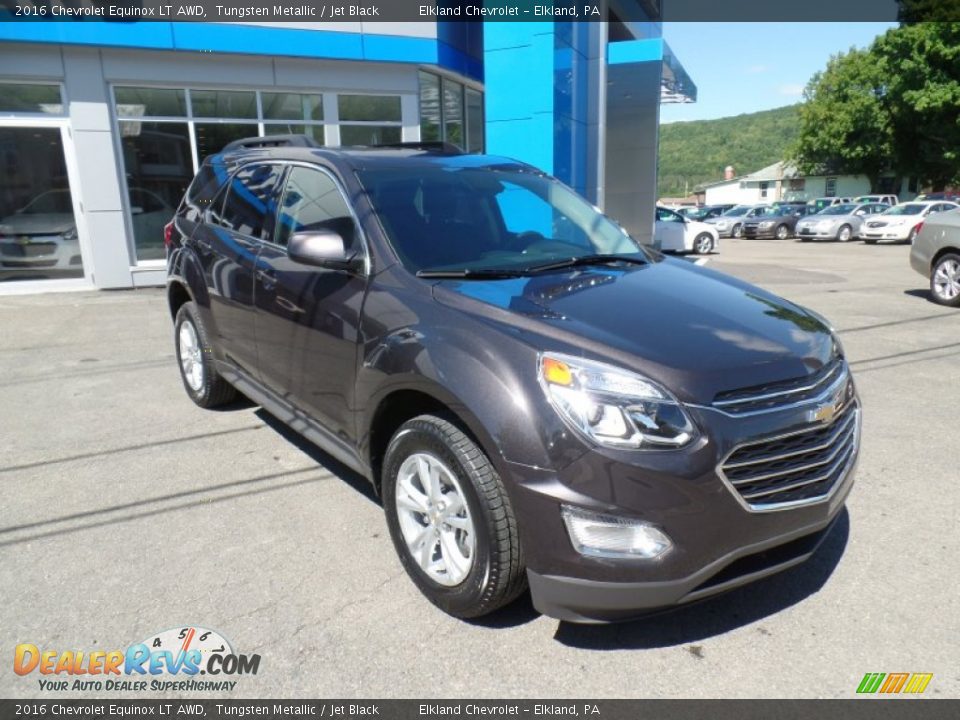 2016 Chevrolet Equinox LT AWD Tungsten Metallic / Jet Black Photo #3
