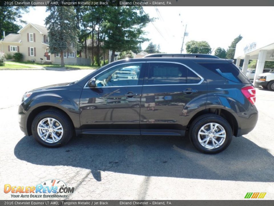 2016 Chevrolet Equinox LT AWD Tungsten Metallic / Jet Black Photo #8
