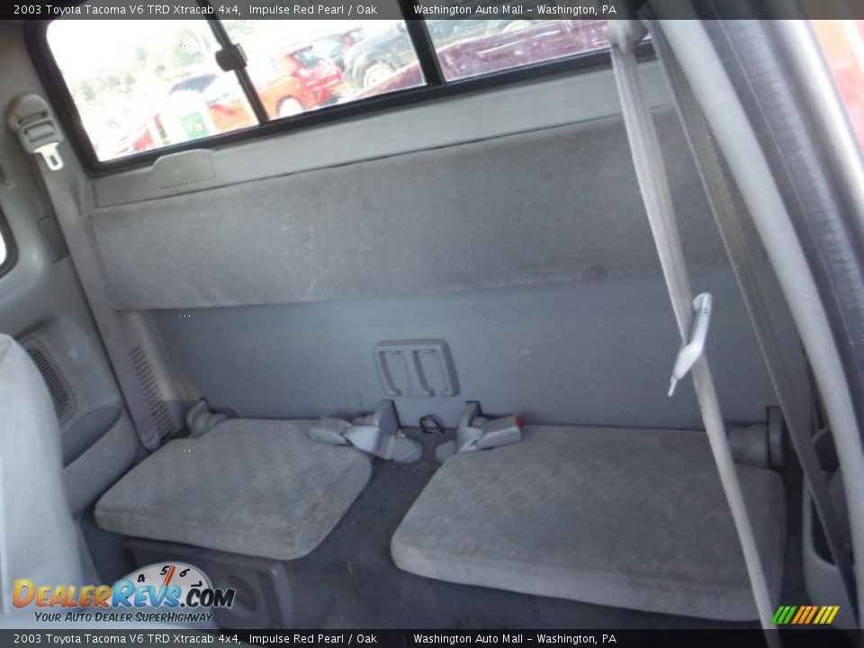 2003 Toyota Tacoma V6 TRD Xtracab 4x4 Impulse Red Pearl / Oak Photo #17