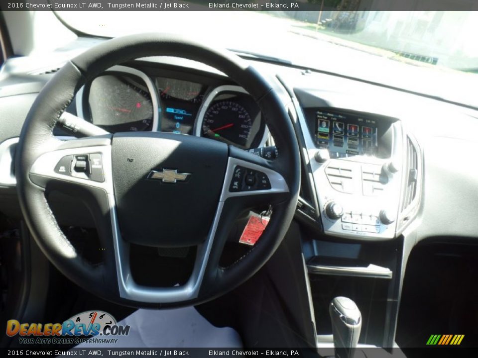 2016 Chevrolet Equinox LT AWD Tungsten Metallic / Jet Black Photo #19