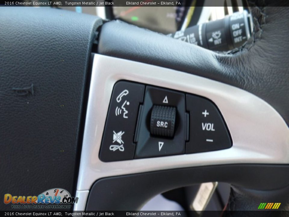 2016 Chevrolet Equinox LT AWD Tungsten Metallic / Jet Black Photo #21