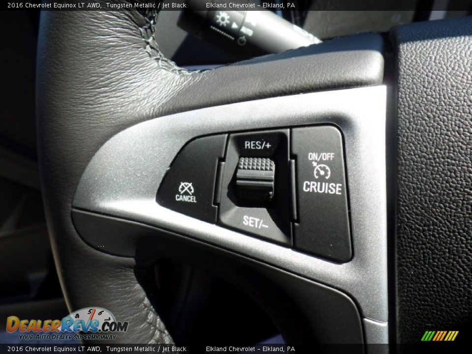 2016 Chevrolet Equinox LT AWD Tungsten Metallic / Jet Black Photo #22