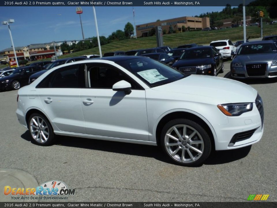 Glacier White Metallic 2016 Audi A3 2.0 Premium quattro Photo #9