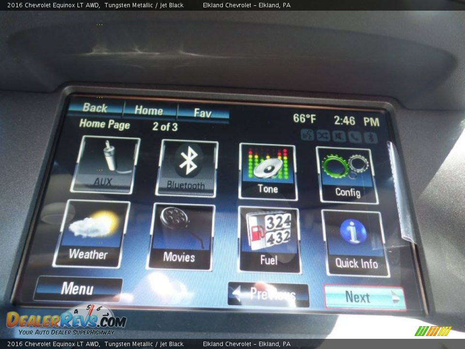 2016 Chevrolet Equinox LT AWD Tungsten Metallic / Jet Black Photo #30