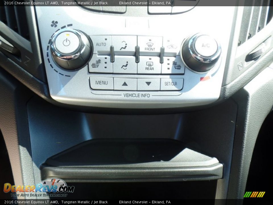 2016 Chevrolet Equinox LT AWD Tungsten Metallic / Jet Black Photo #34