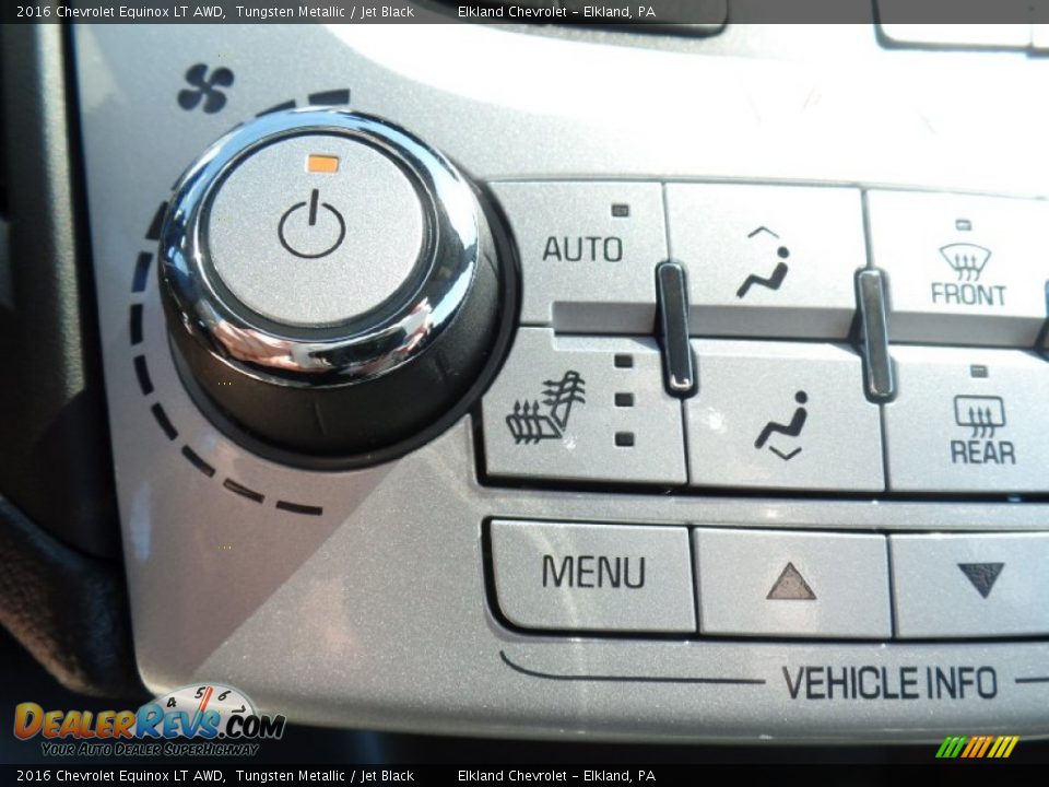 2016 Chevrolet Equinox LT AWD Tungsten Metallic / Jet Black Photo #35